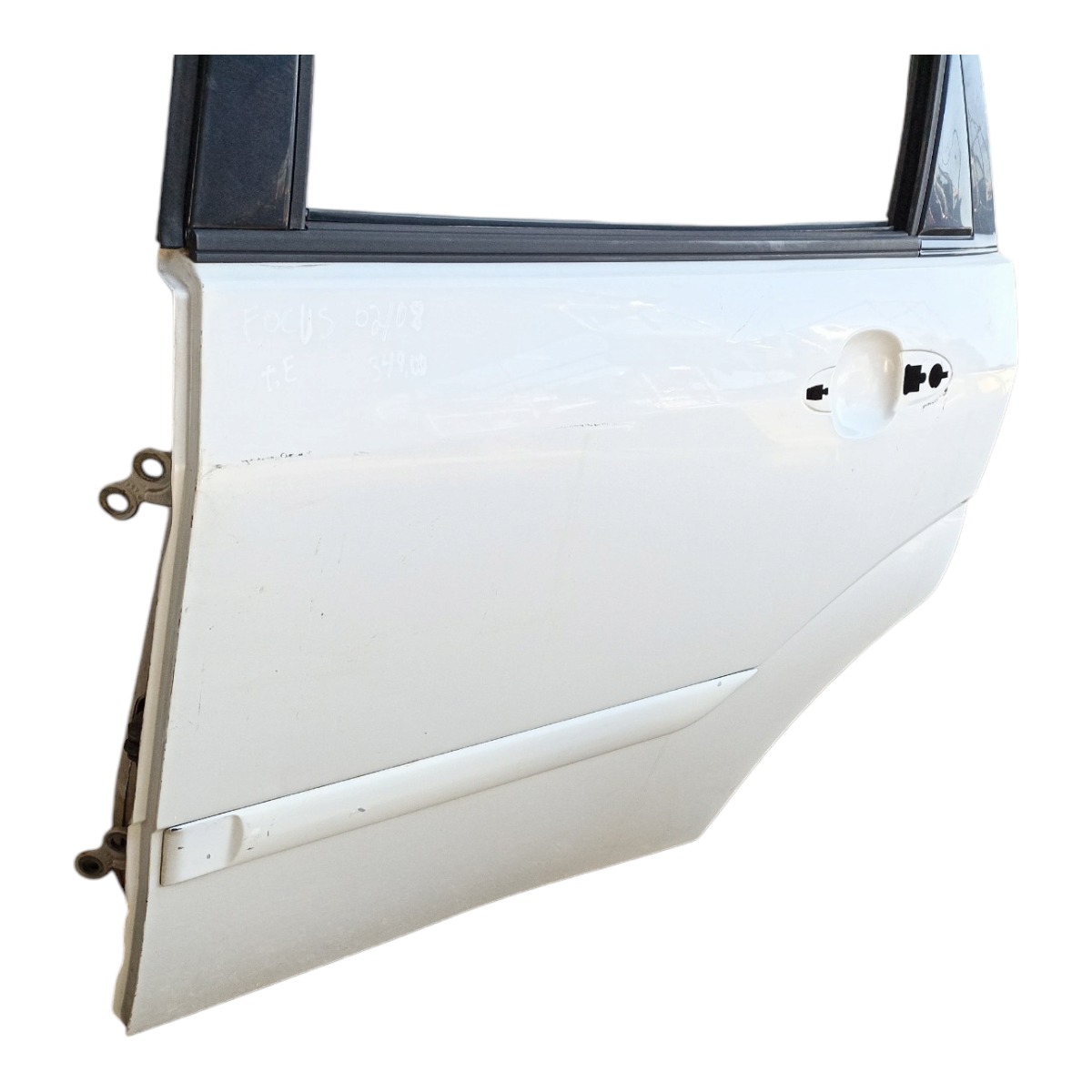 Porta Traseira Esquerda Ford Focus 2002 A 2008 Bom Estado Traseira Esquerda Branco 4