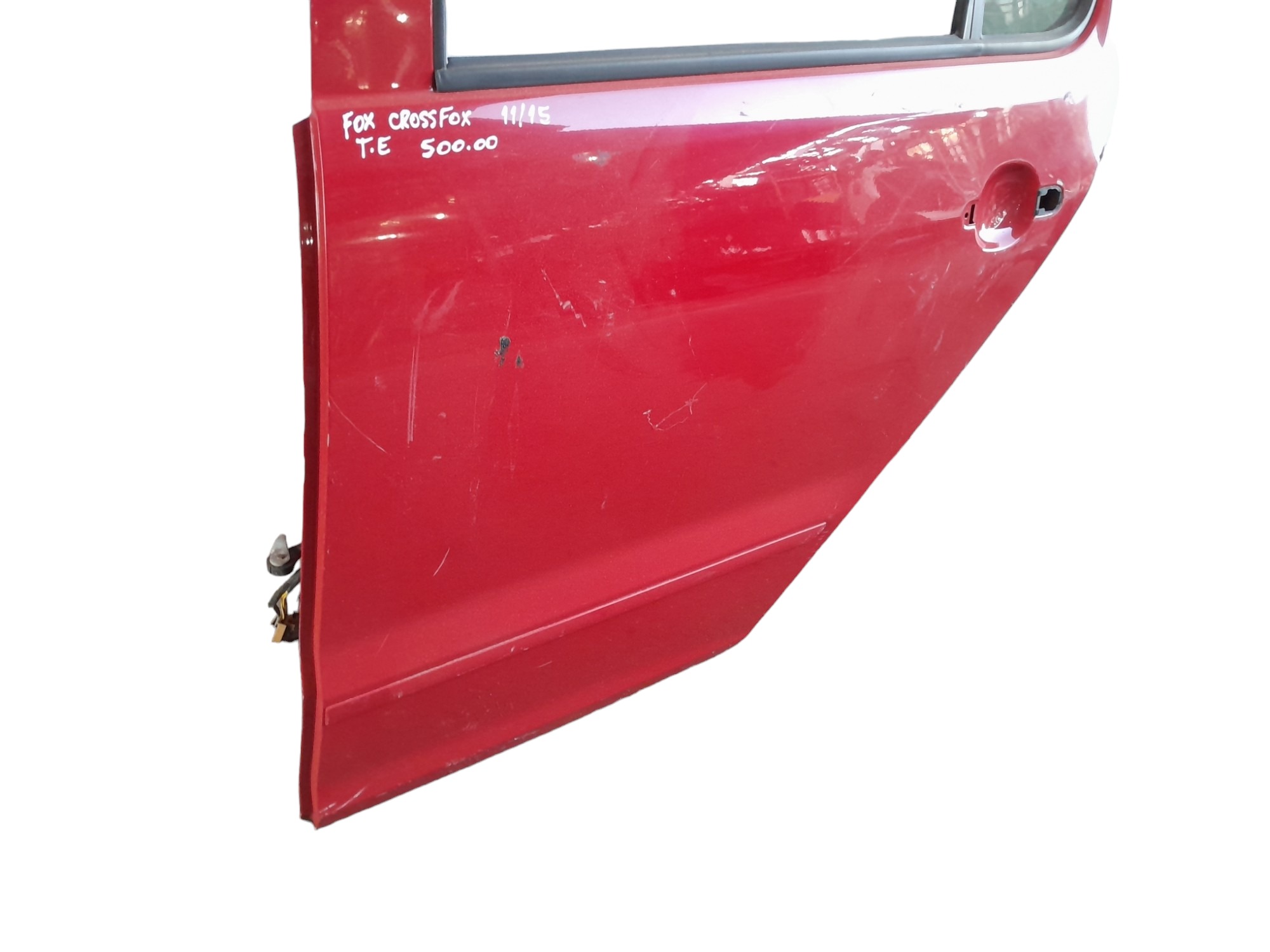 Porta Traseira Esquerda Volkswagen Fox Crossfox 11/15 Traseira Esquerda Vermelho 4