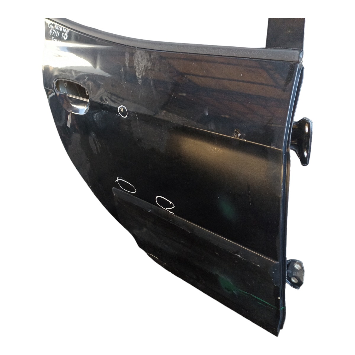 Porta Traseira Direita Kia Picanto 2007 2008 2009 2010 2011 Traseira Direito Preto 4