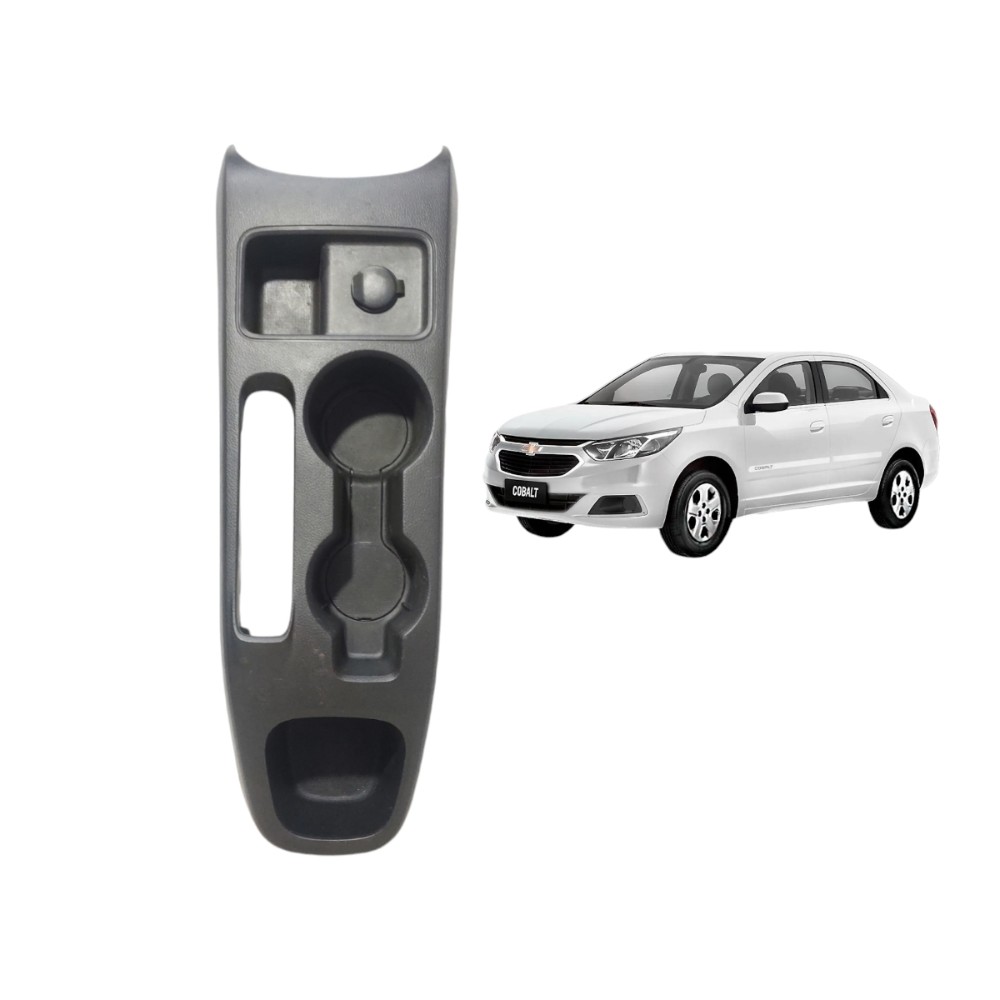 Console Central Porta Copos Cobalt 2016 A 2020 94736362 Preto