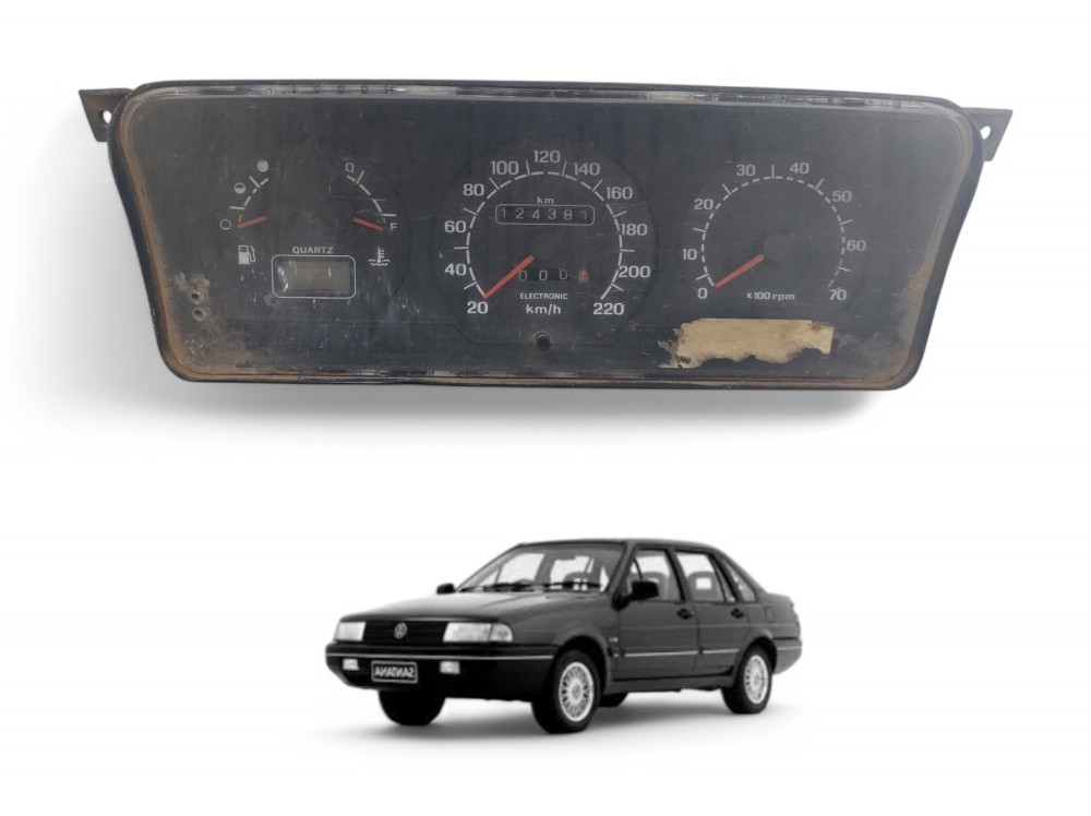 Painel Velocímetro Quantum Santana 1992 A 1995 Preto 1