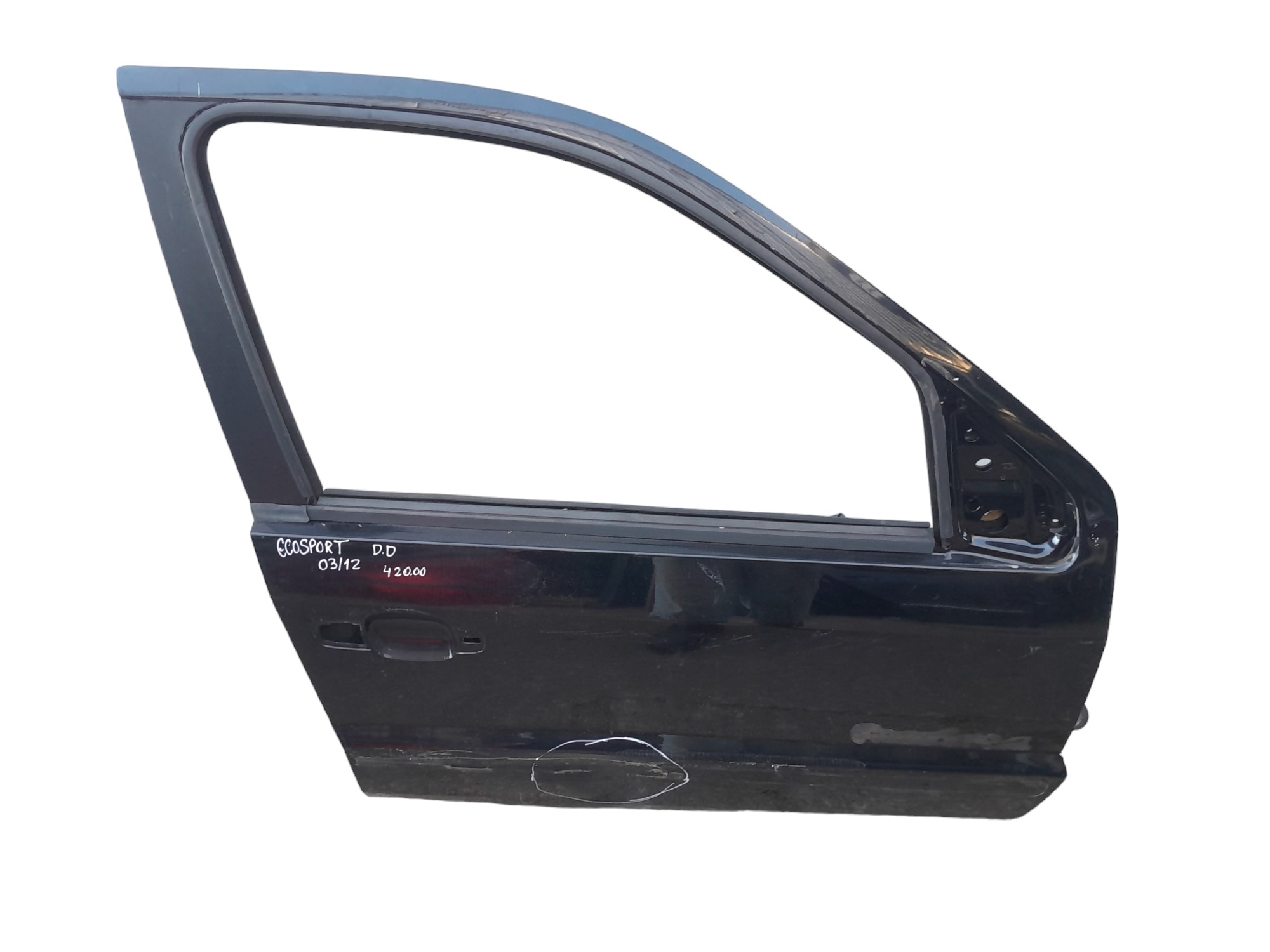 Porta Dianteira Direita Ford Ecosport 2003 A 2012 Original Dianteira Direito Preto 2