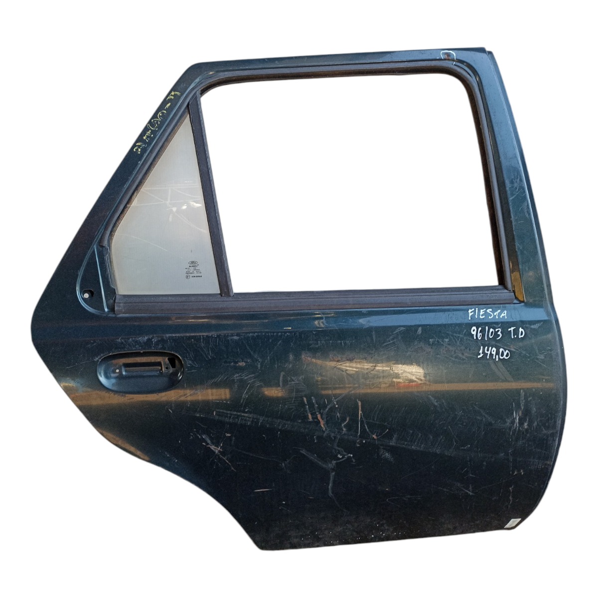 Porta Traseira Direita Ford Fiesta 1996 A 2003  Traseira Direito Preto