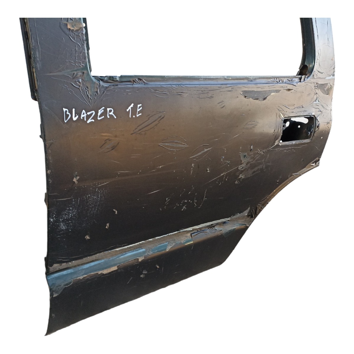 Porta Traseira Esquerda Chevrolet Blazer 1995/2000 Original Traseira Esquerda Verde 2