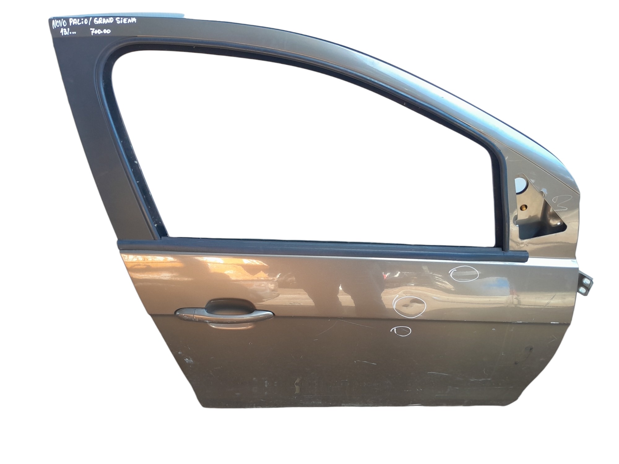 Porta Dianteira Direita Fiat Novo Palio Grand Siena 2013… Dianteira Direito Marrom 2