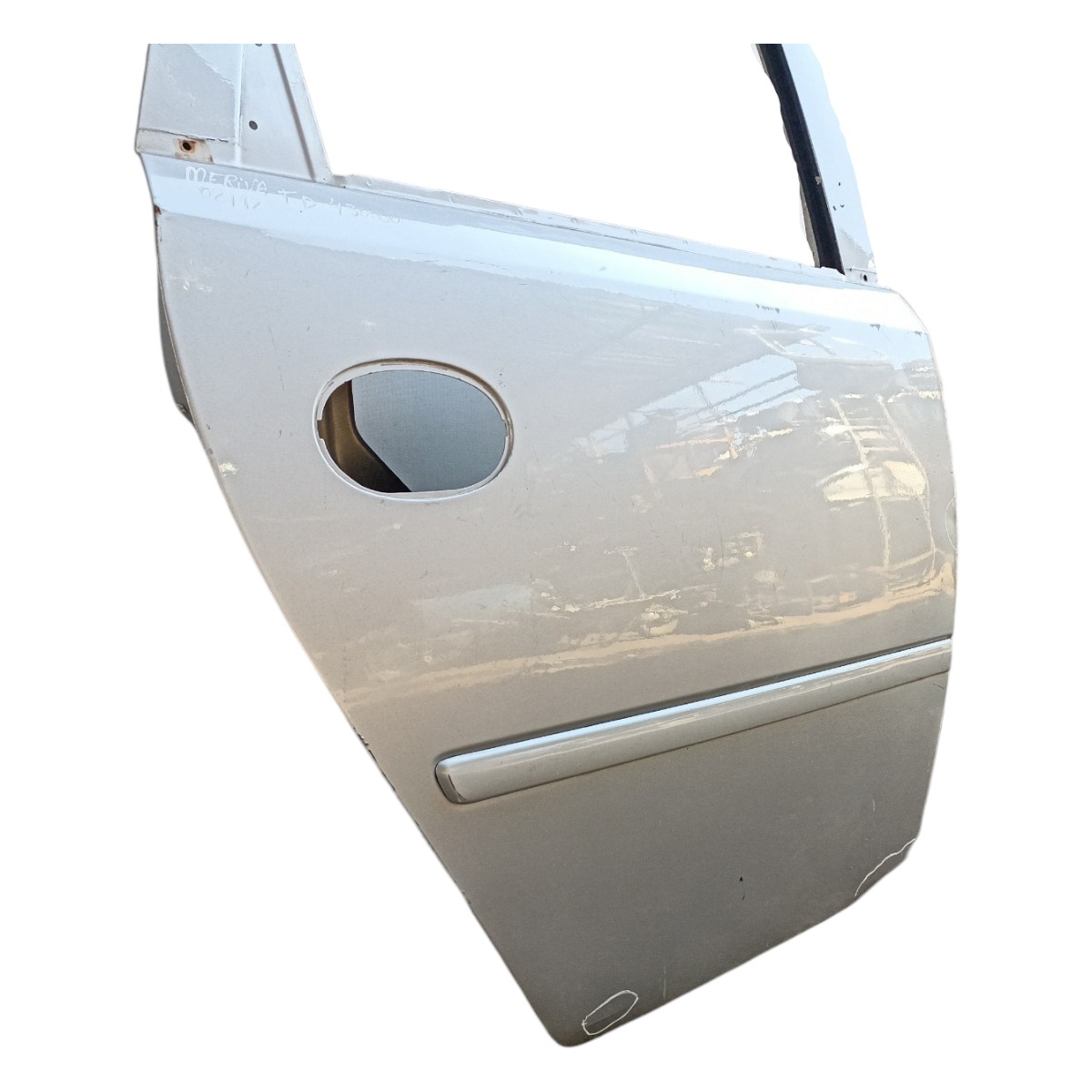 Porta Traseira Direita Chevrolet Meriva 02/12 Detalhe Origin Traseira Direito Prata