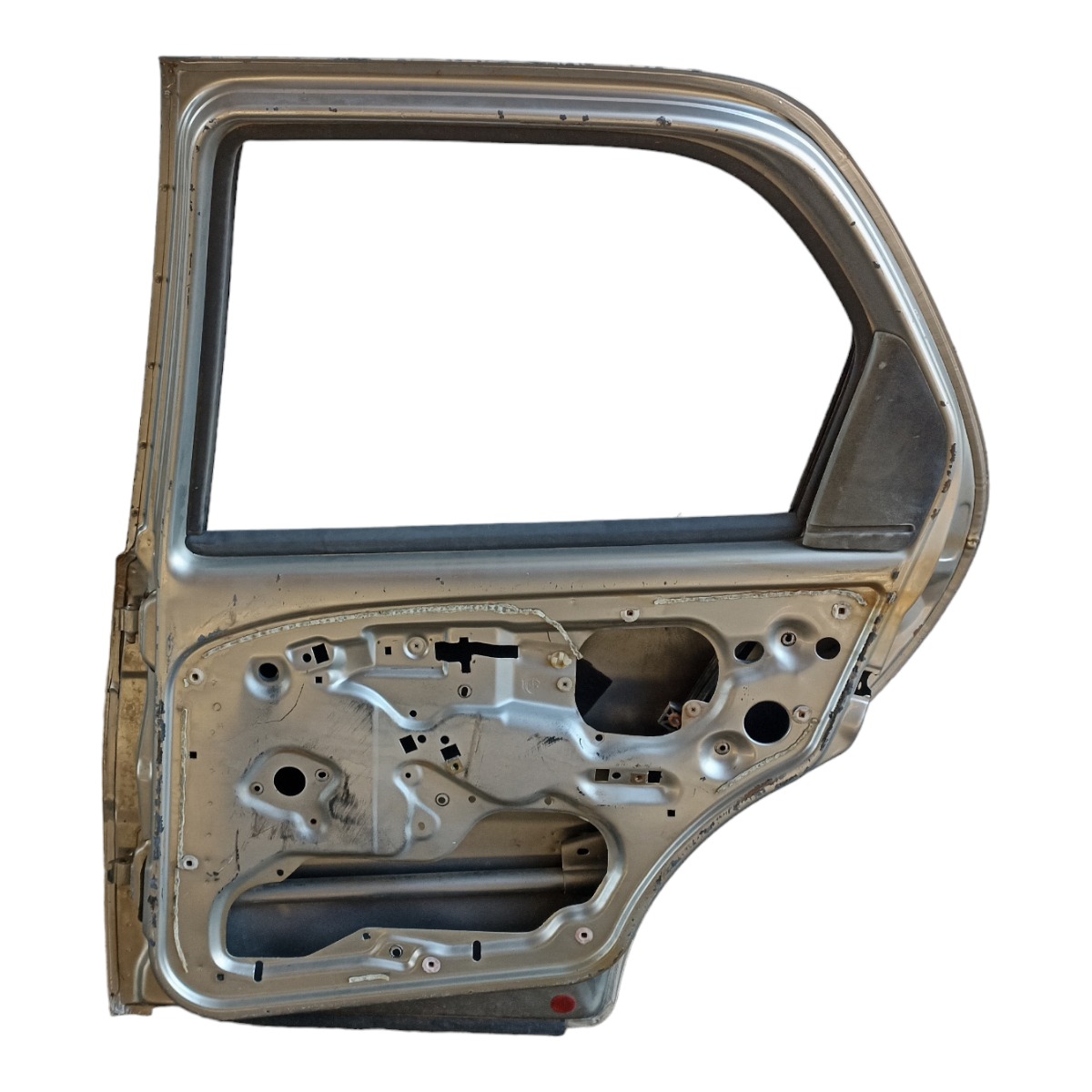 Porta Traseira Direita Fiat Palio Siena 1996 A 2003 Detalhe Traseira Direito Prata 5