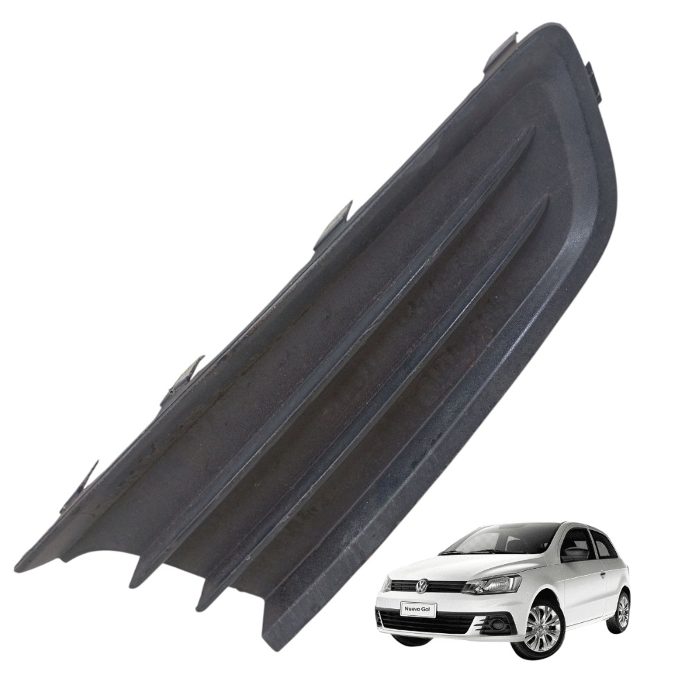 Moldura Farol Milha Lado Direito Gol Sav Voy G6 G7 2013/2018 Preto Direito