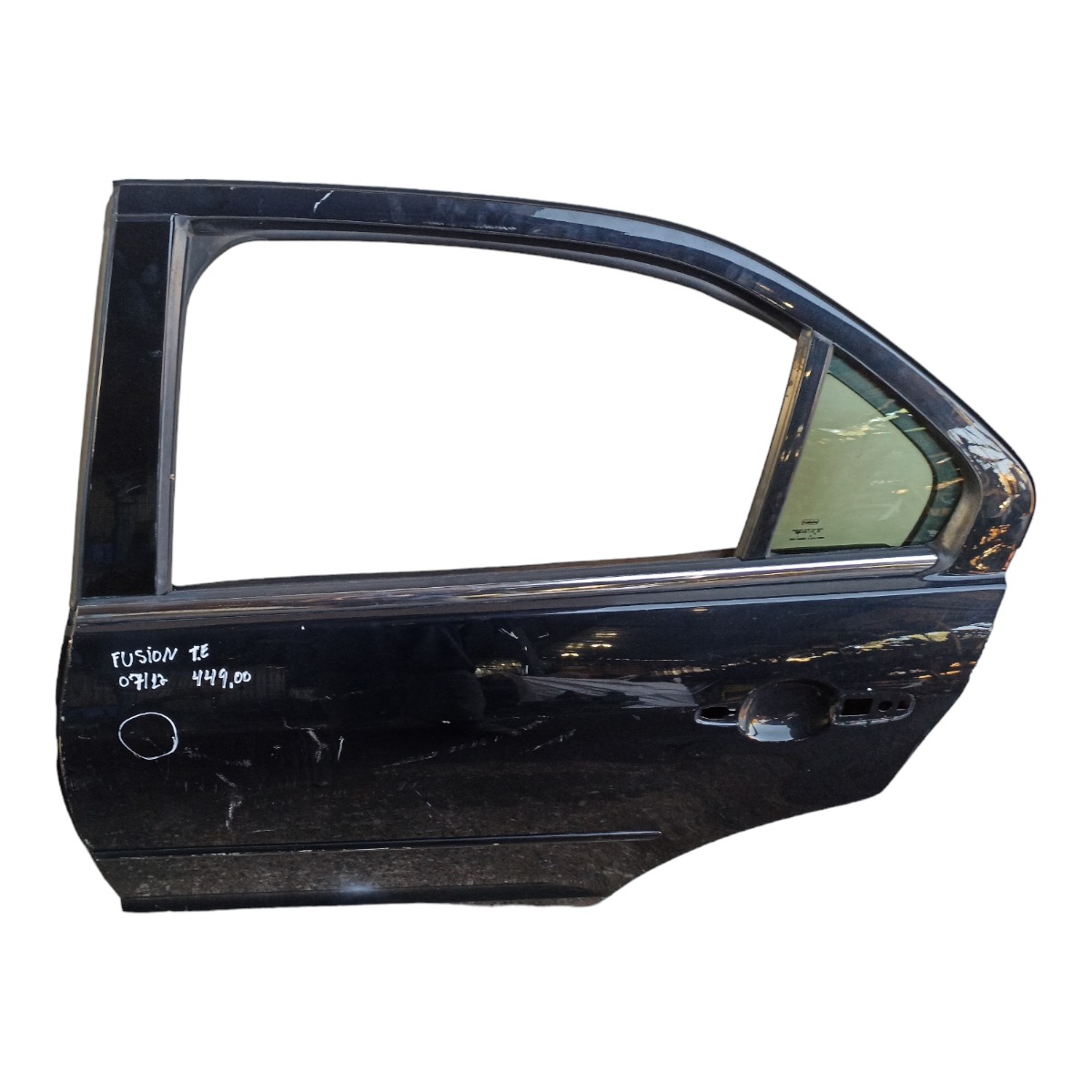 Porta Traseira Esquerda Ford Fusion 2007 A 2012 Bom Estado Traseira Esquerdo Preto 3