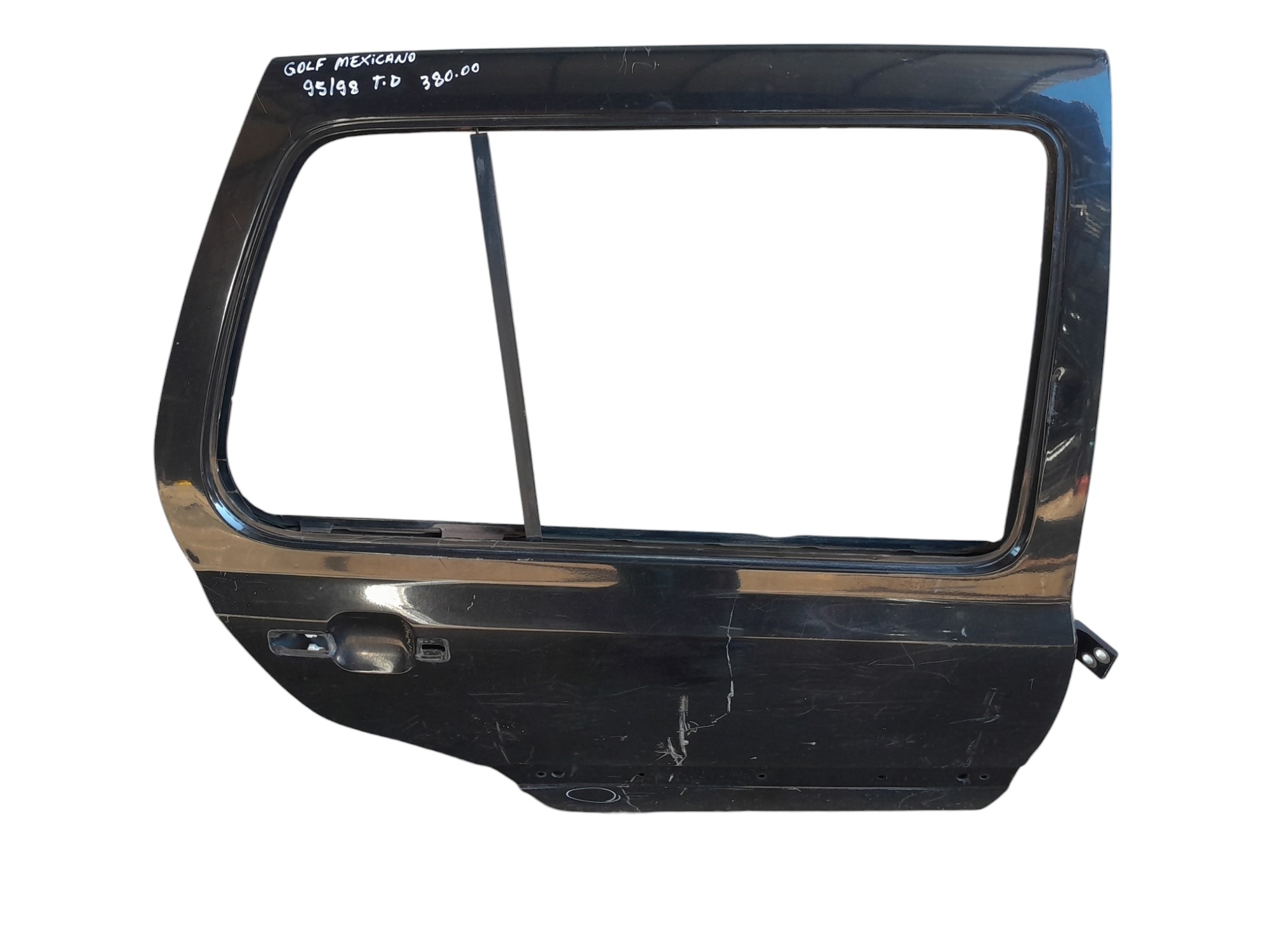 Porta Traseira Direita Volkswagen Golf Mexicano 1995/1998 Traseira Direito Preto 2