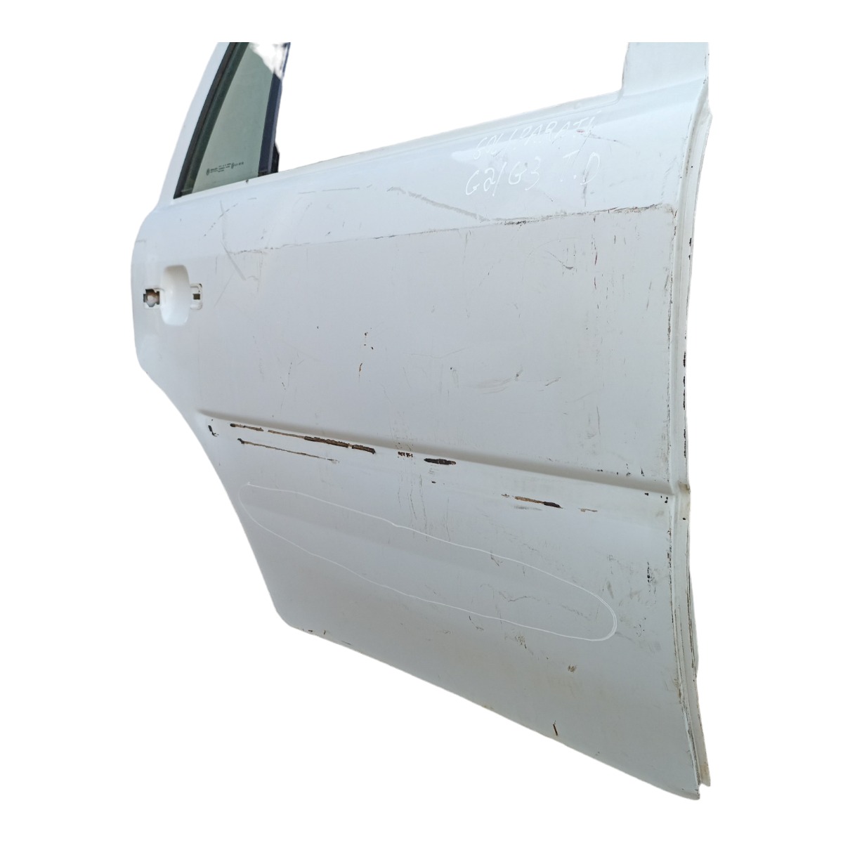 Porta Traseira Direita Volkswagen Gol Parati G2 G3 Avaria Traseira Direito Branco 2