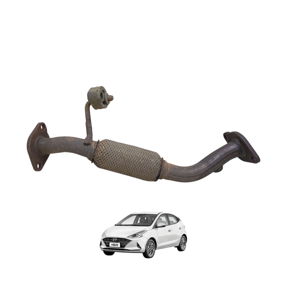 Flexivel Escapamento Hyundai Hb20 1.0 3cc 2020 2021 2022