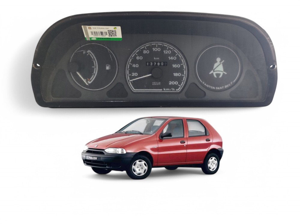 Painel Velocímetro Fiat Palio 1996 A 2002 Original  Preto