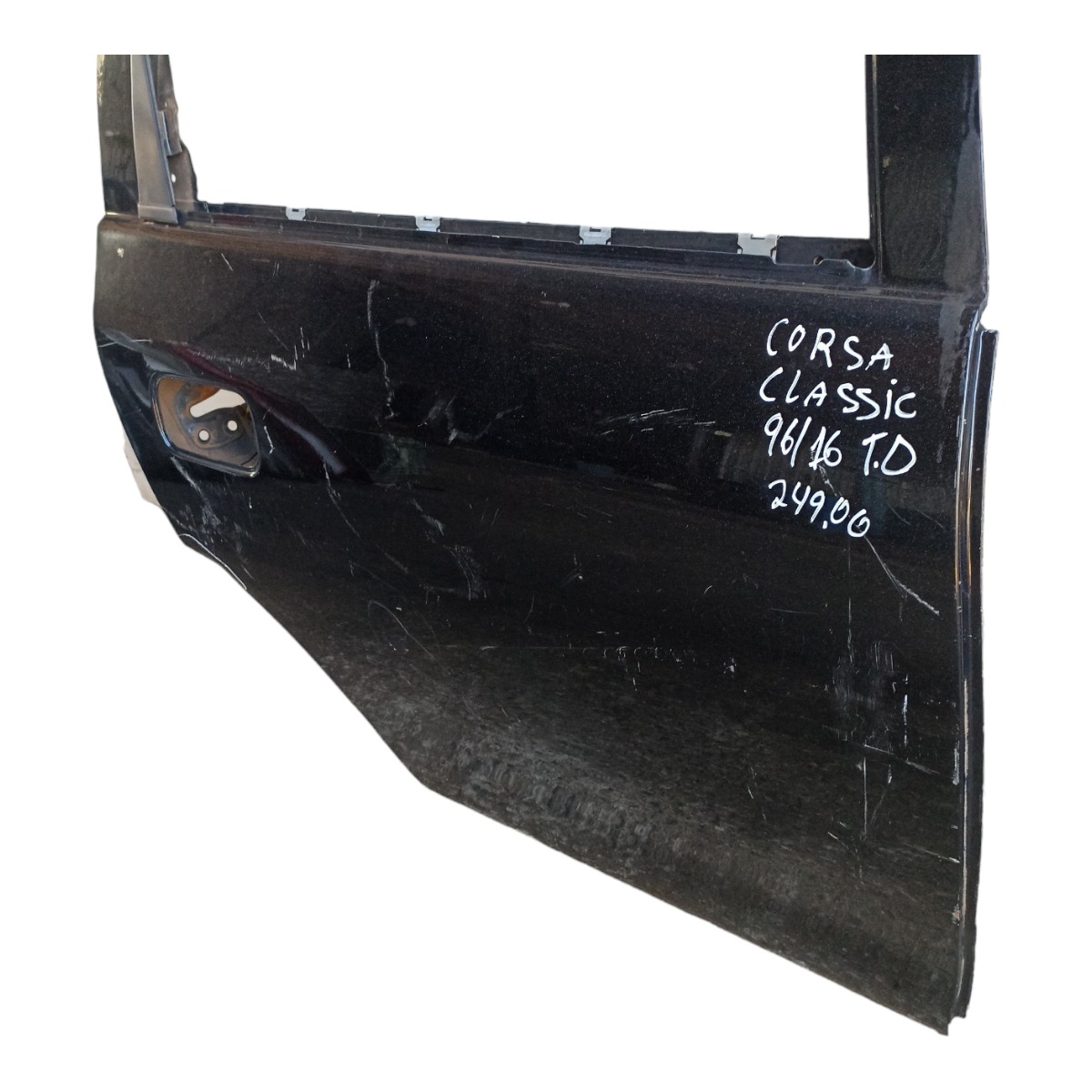 Porta Traseira Direita Corsa Classic 1996 A 2016 Original Traseira Direito Preto 3