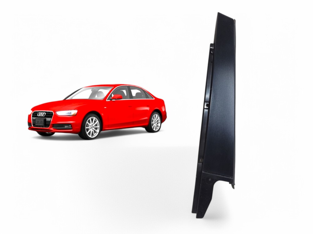 Moldura Externa Porta Traseira Direita Audi A4 2013 A 2016 Preto
