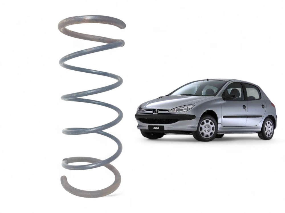 Mola suspensão dianteira ambos lados Peugeot 206 207