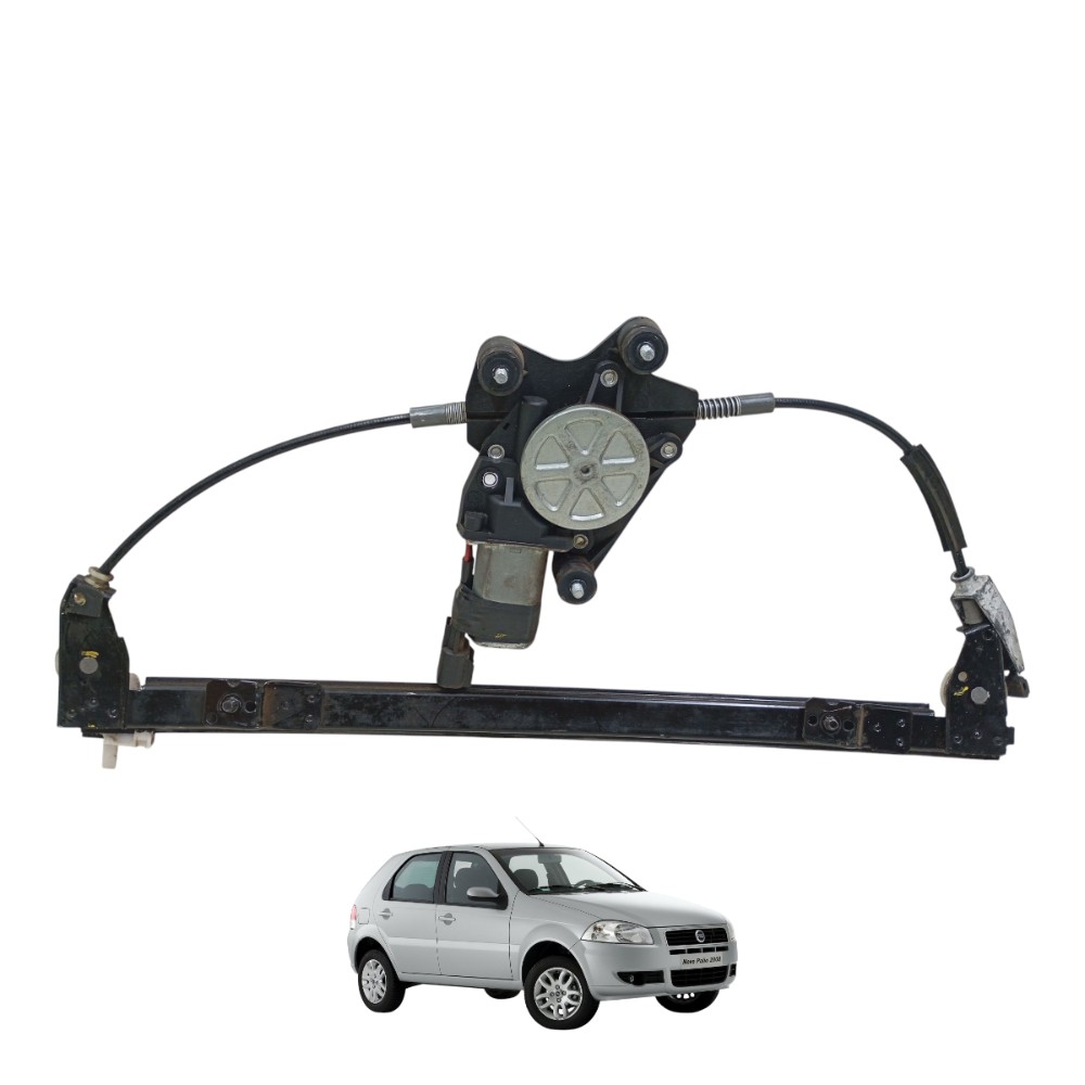 Máquina Motor Vidro Elétrico Diant Direito Palio Siena 09/12