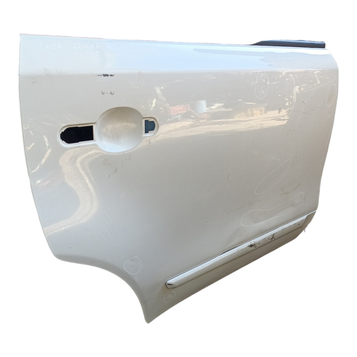 Porta Traseira Direita Nissan Livina E Grand Livina  Traseira Direito Branco 2