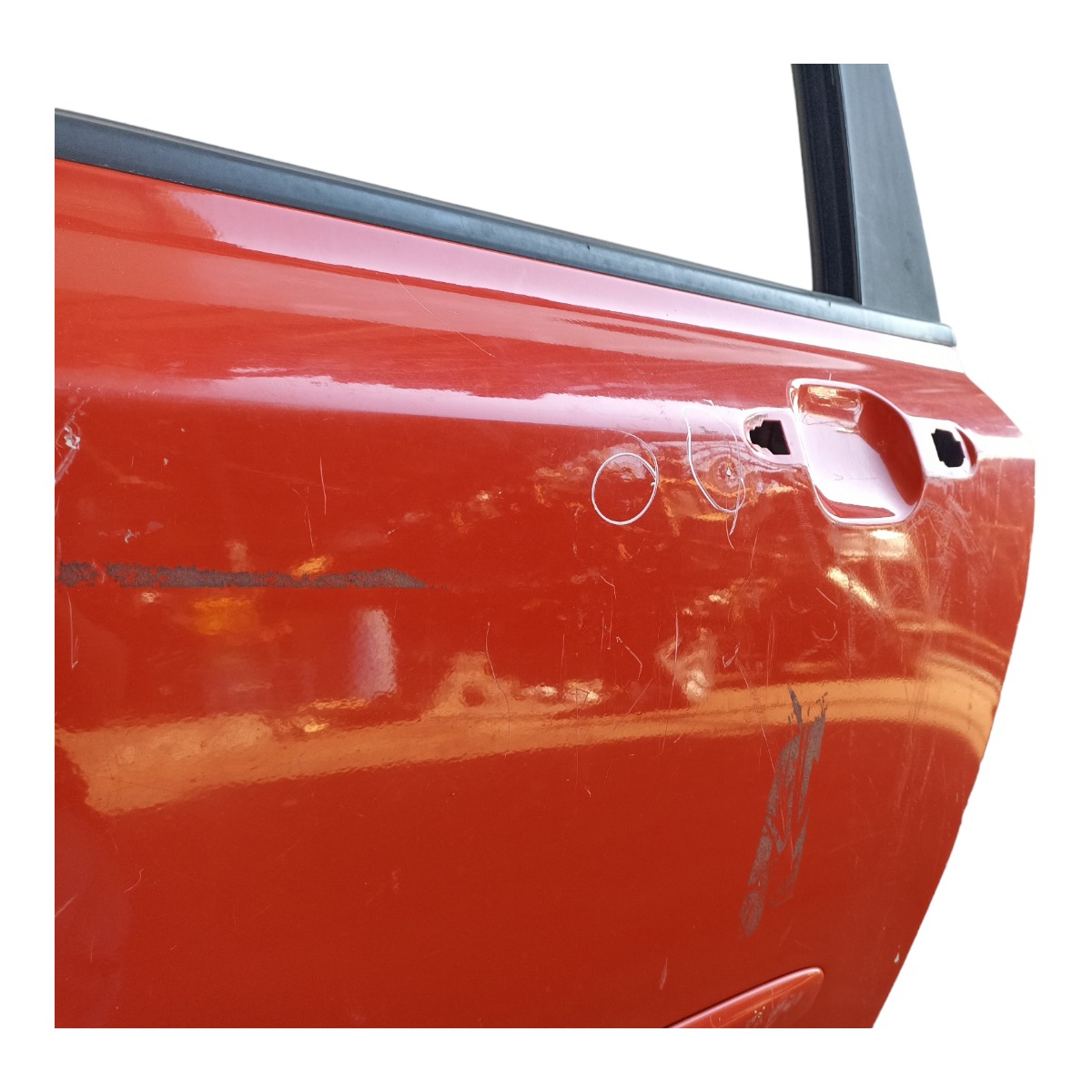 Porta Traseira Esquerda Fiat Stilo Todos Modelos Traseira Esquerdo Vermelho 3