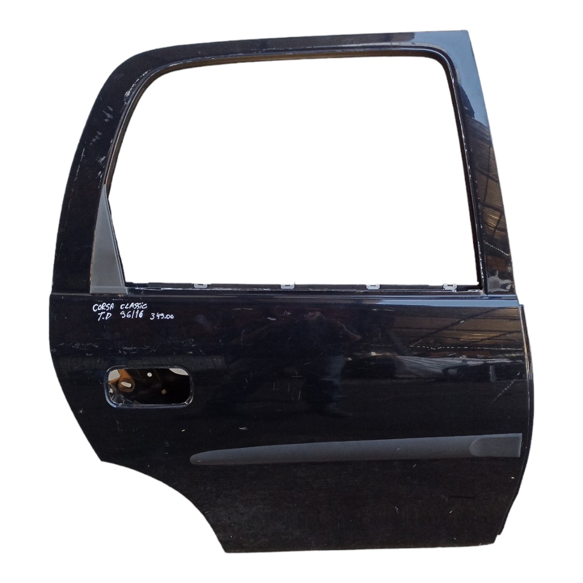 Porta Traseira Direita Chevrolet Corsa Classic 1996/16 Origi Traseira Direito Preto