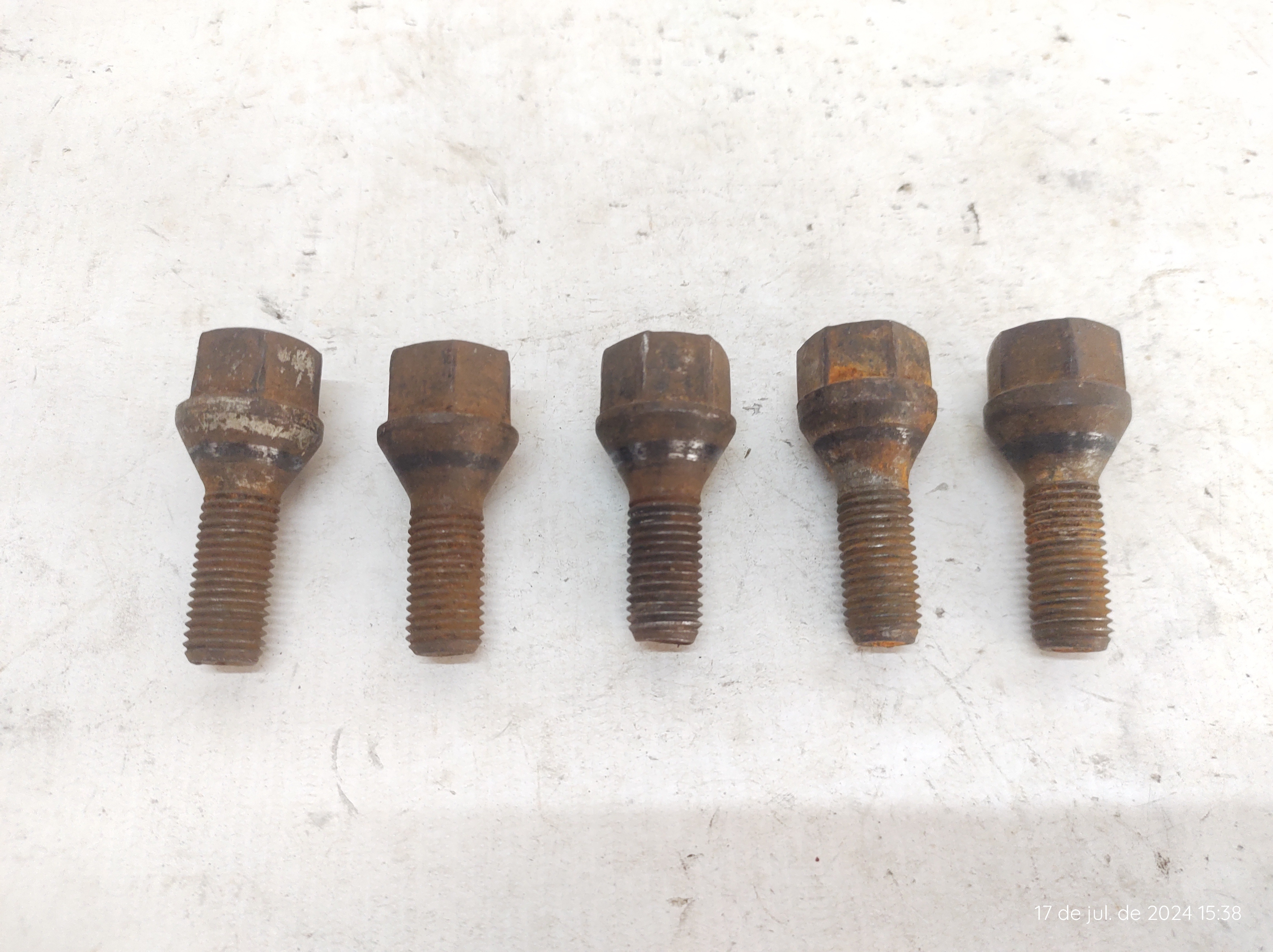 Kit Parafuso Roda Duster Oroch 2012 2013 A 2019 Original 3