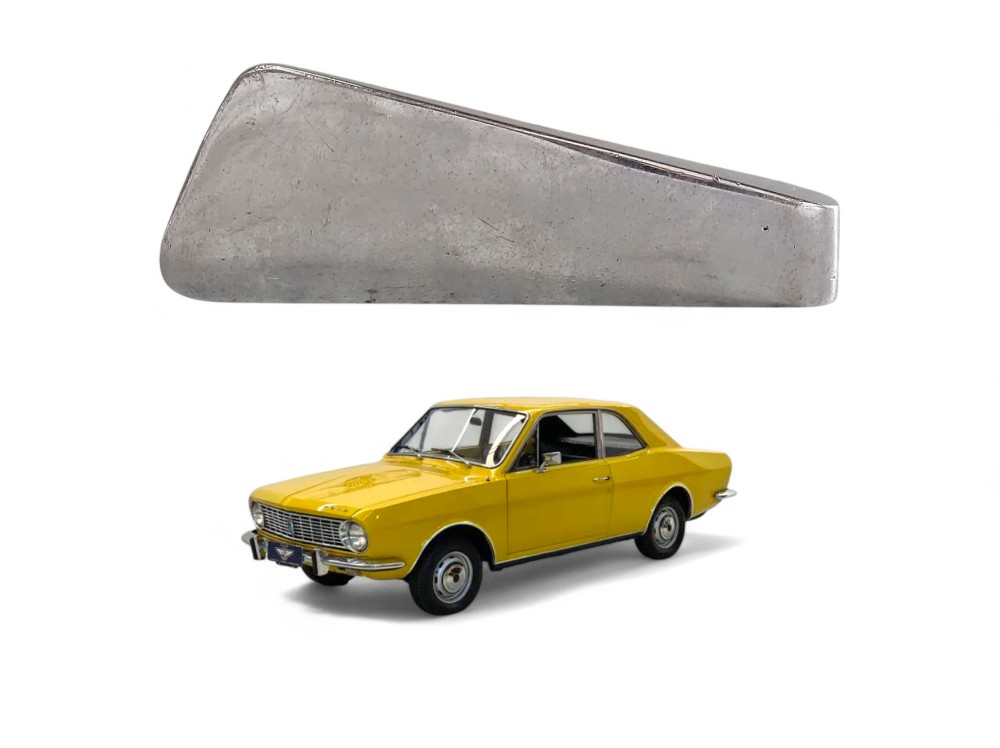 Maçaneta Ferro Cromado Lado Esquerdo Ford Corcel 1 Original  Cromada Dianteira