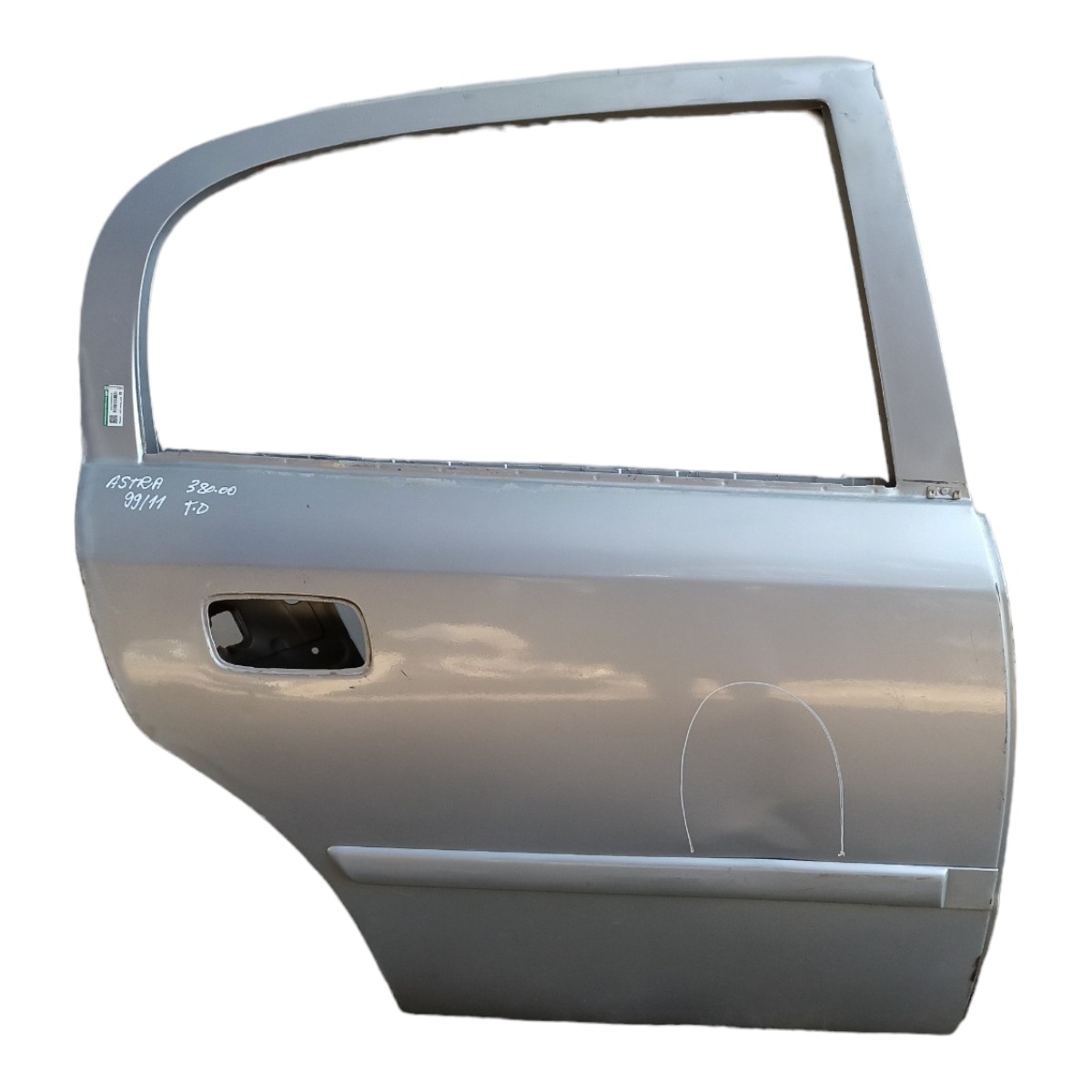 Porta Traseira Direita Chevrolet Astra 1999 A 2011 Detalhe Traseira Direito Prata 1