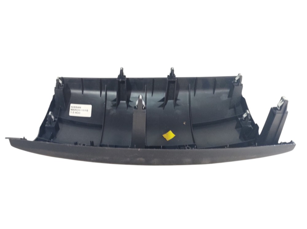 Moldura Acabamento Superior Painel Nissan March 11 A 2015 Preto 2