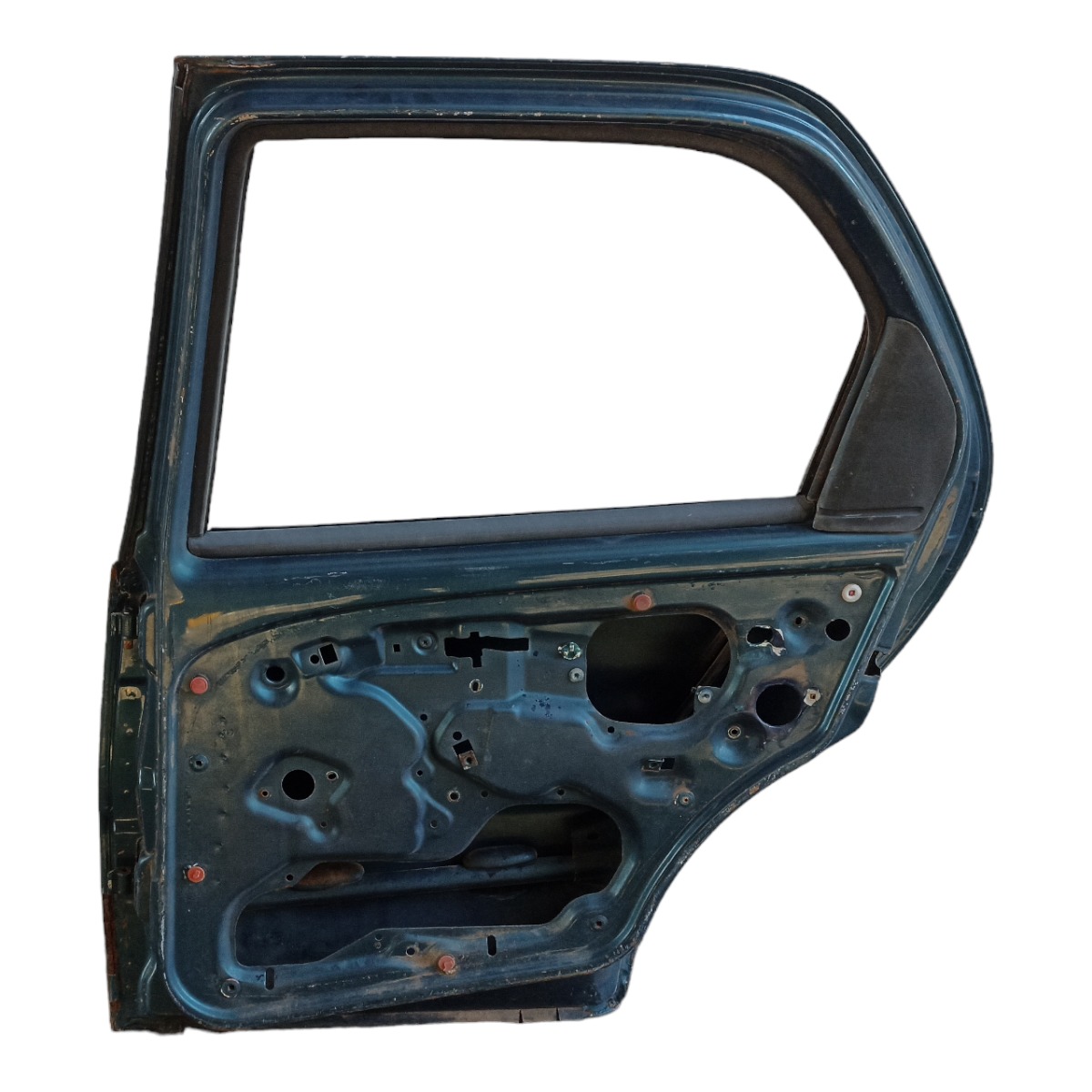 Porta Traseira Direita Fiat Palio Siena 1996 A 2003  Traseira Direito Verde 6