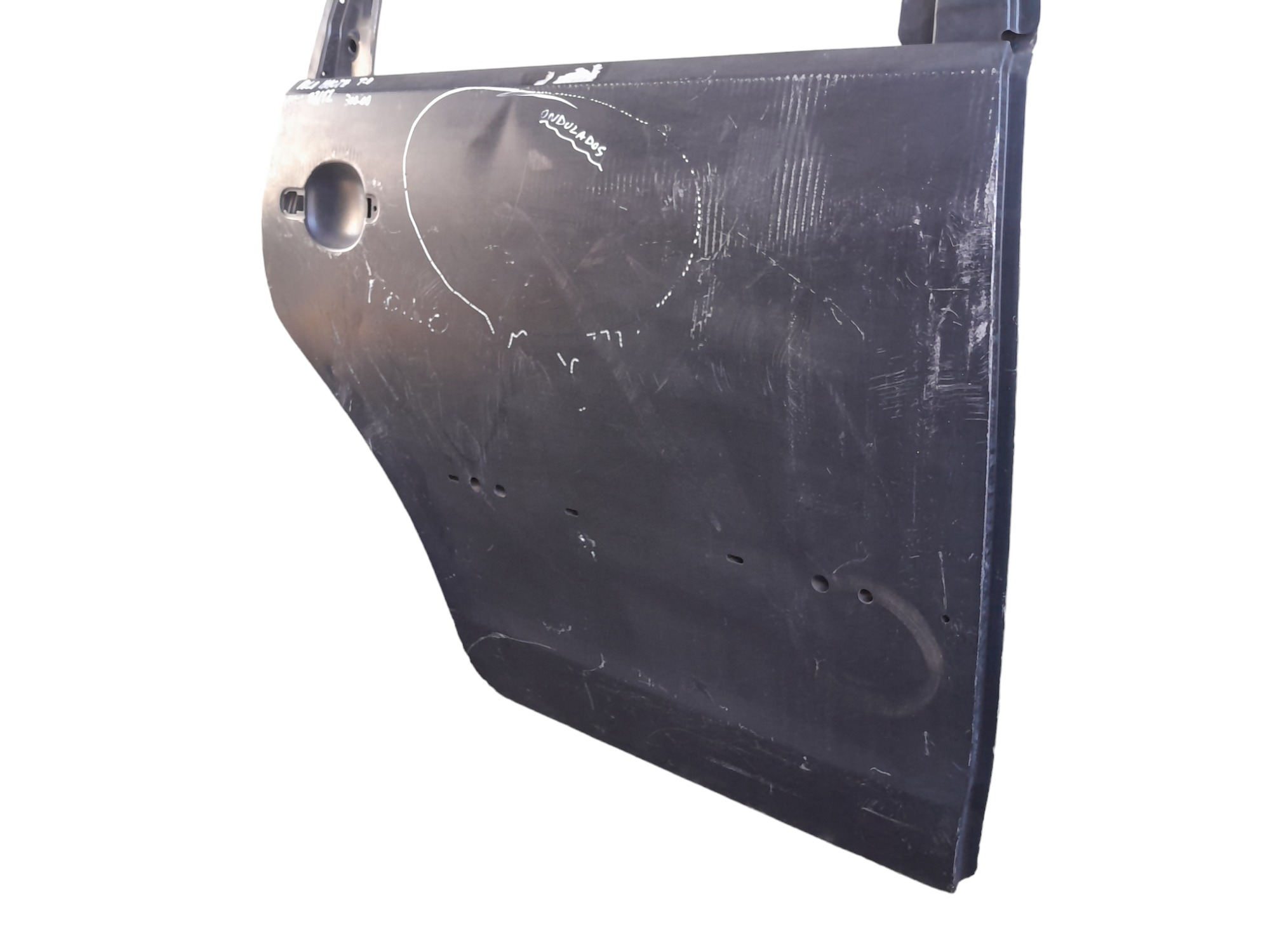 Porta Traseira Direita Volkswagen Polo Hatch 03/12 Detalhe Traseira Direito Preto 4