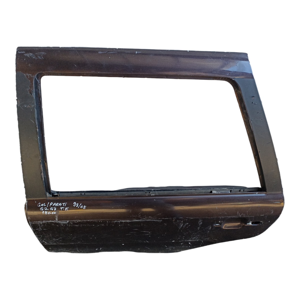Porta Traseira Esquerda Volkswagen Gol Parati G2 G3 95/05 Traseira Esquerdo Vermelho 2