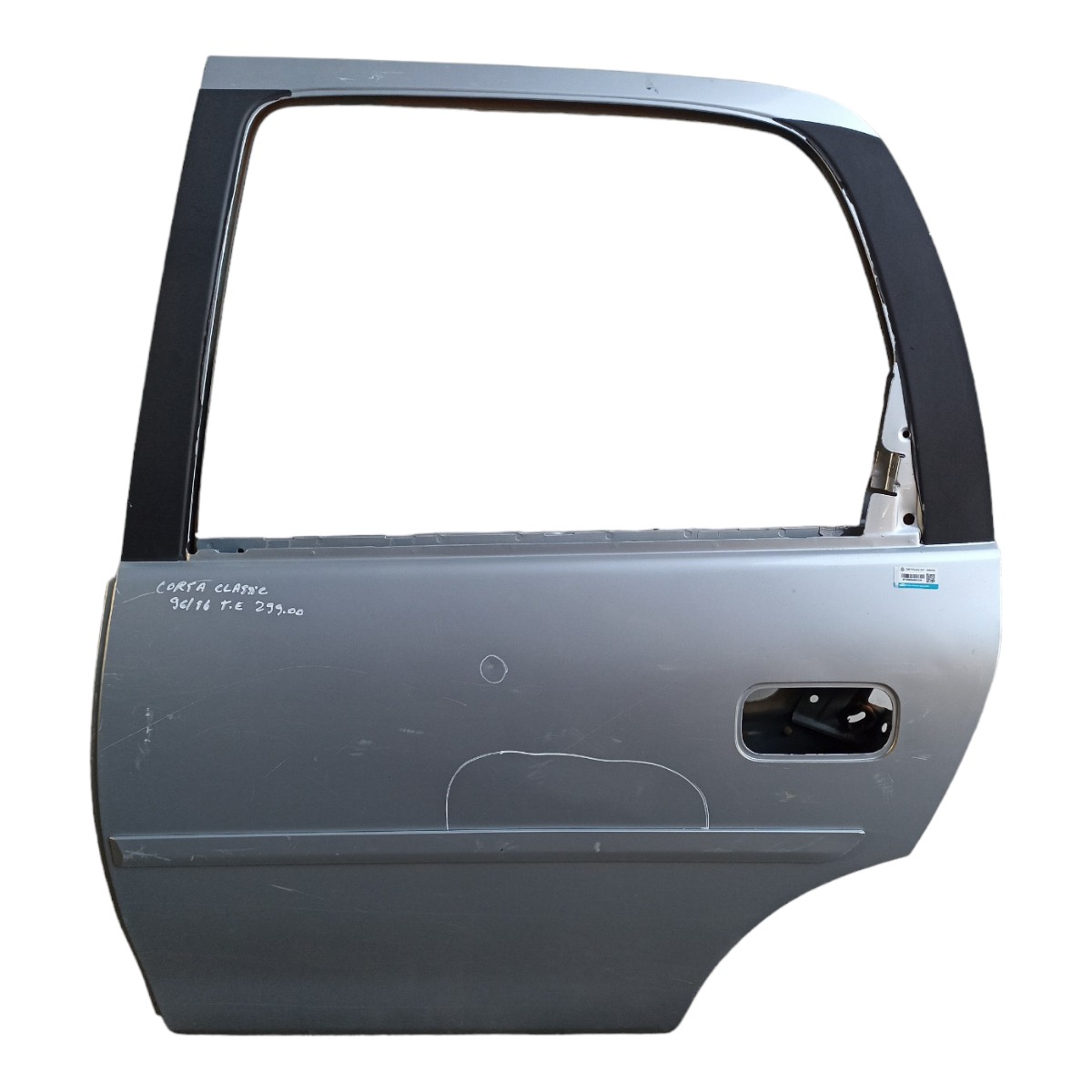 Porta Traseira Esquerda Gm Corsa Classic 1996/16 Original Traseira Esquerdo Prata
