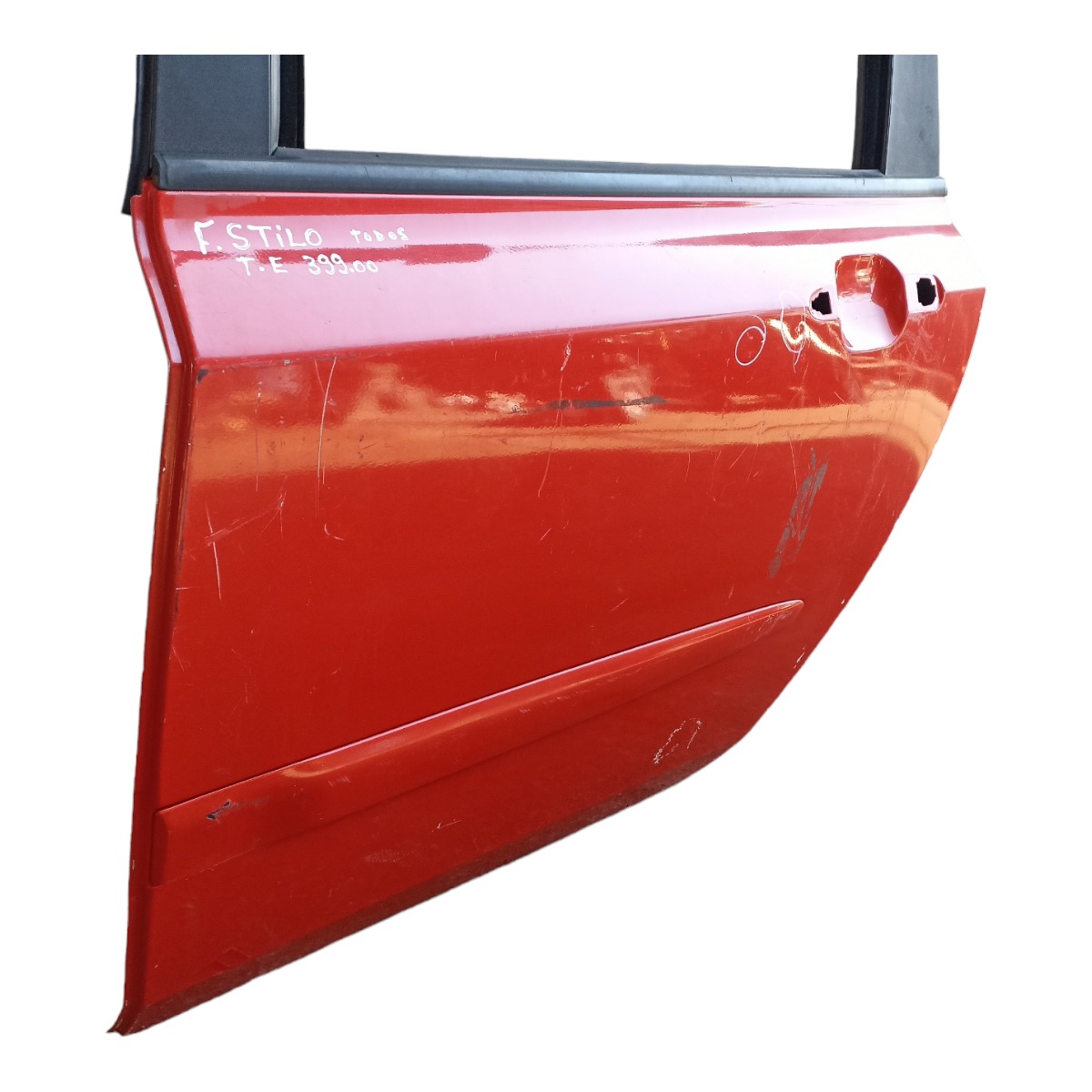 Porta Traseira Esquerda Fiat Stilo Todos Modelos Traseira Esquerdo Vermelho 2