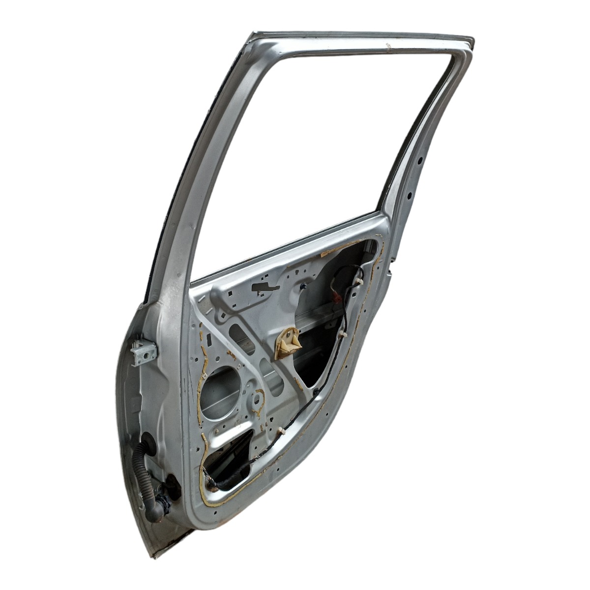 Porta Traseira Direita Peugeot 206 207 Sw Bom Estado Origina Traseira Direito Prata 6