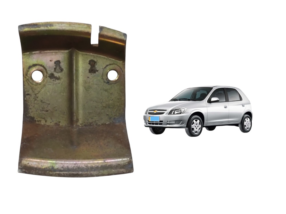Suporte Maçaneta Externa Dianteiro Direito Celta 2002 A 2016 Dourado Dianteira
