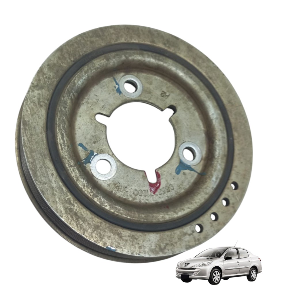 Polia Virabrequim Peugeot 207 1.6 16v 2008 2009 A 2014