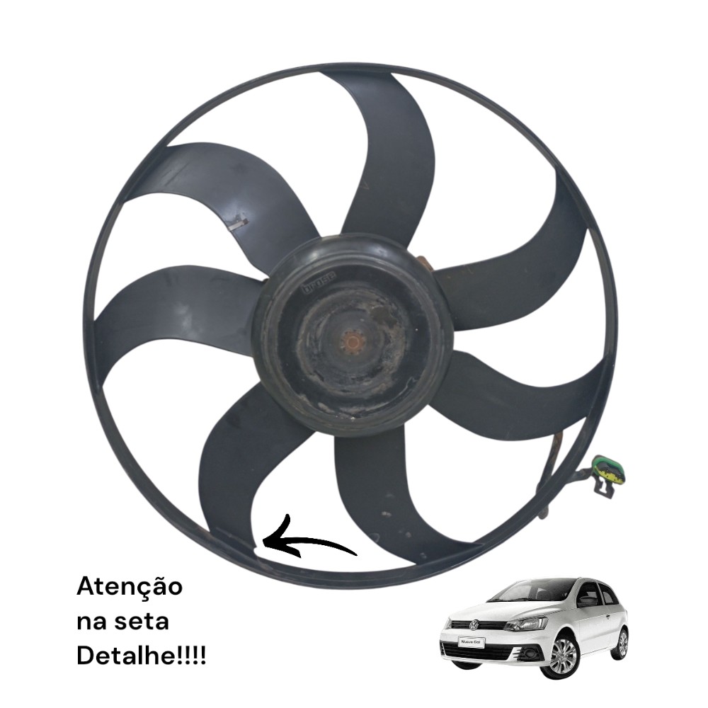 Ventoinha Gol Saveiro Voyage G5 G6 G7 G8 Com Ar Condicionado