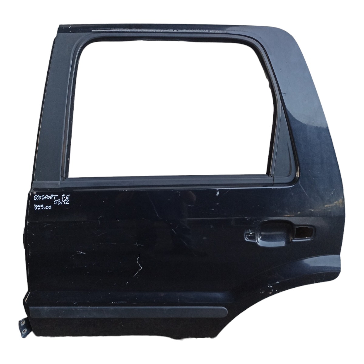 Porta Traseira Esquerda Ford Ecosport 2003 A 2012  Traseira Esquerda Preto