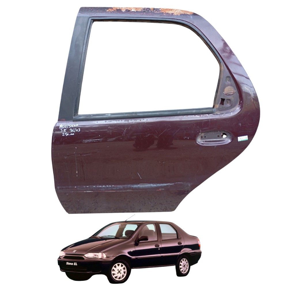 Porta Traseira Esquerda Palio Siena 1996 1997 1998 A 2003