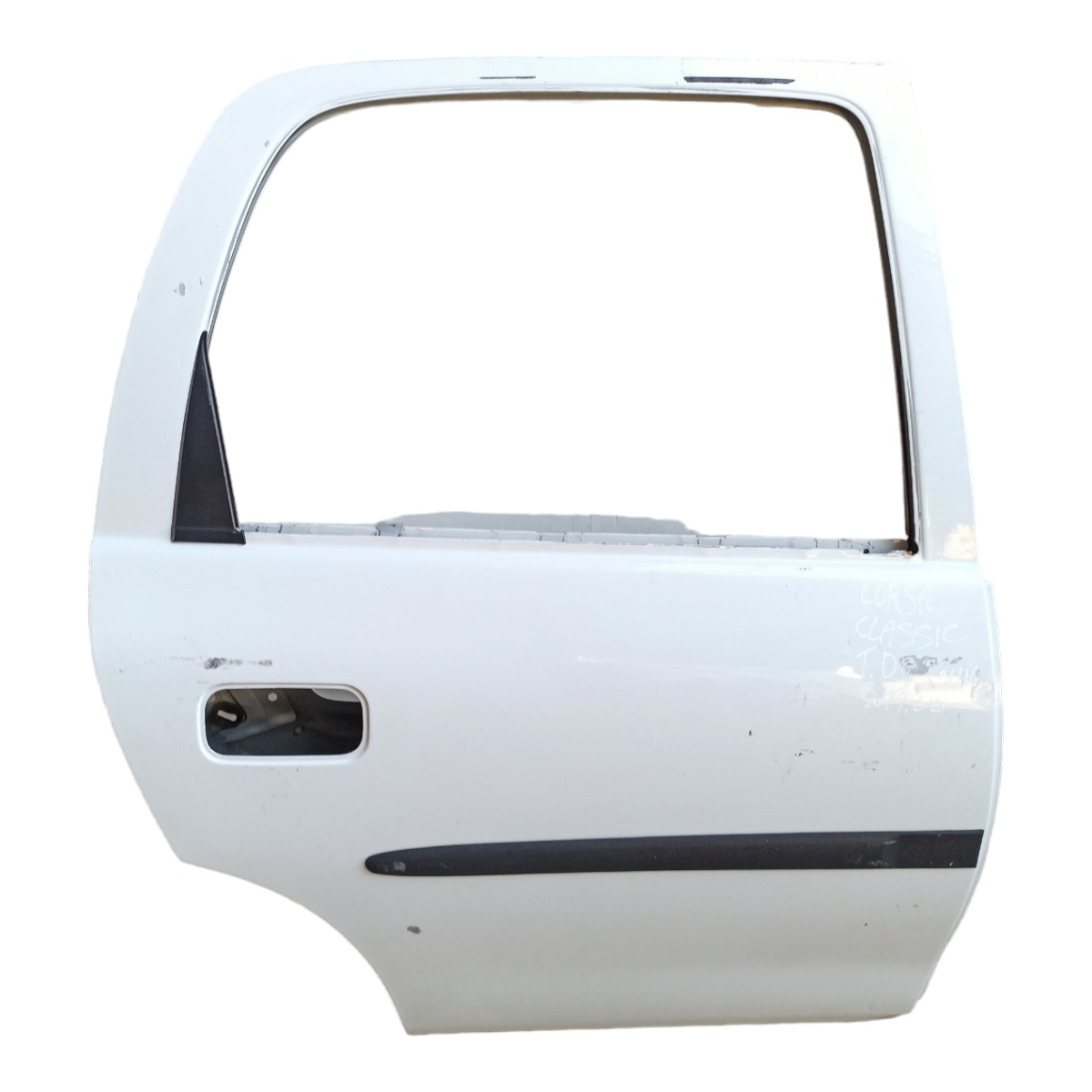 Porta Traseira Direta Gm Corsa Classic 1996/2016 Original Traseira Esquerdo Branco 1