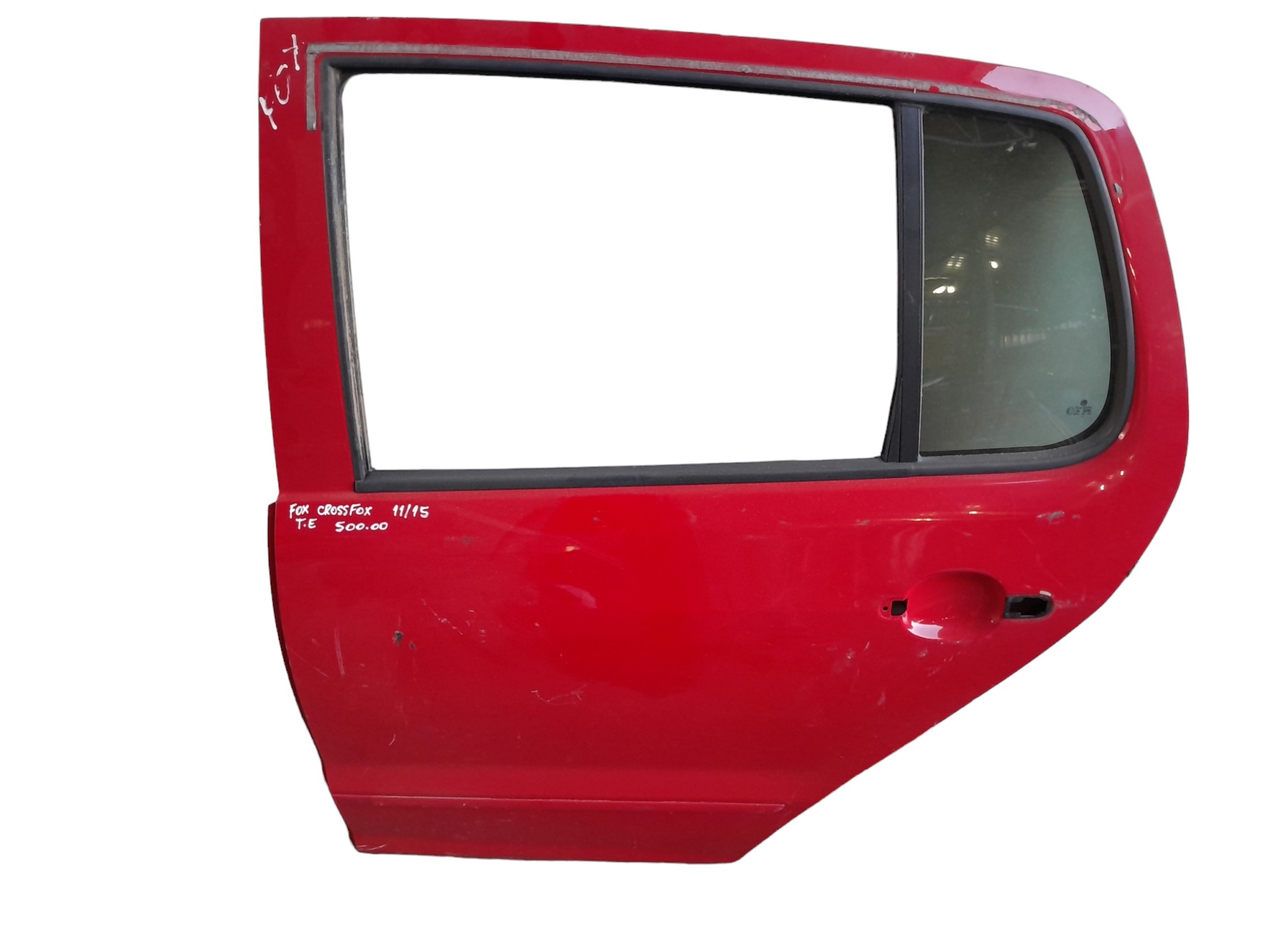 Porta Traseira Esquerda Volkswagen Fox Crossfox 11/15 Traseira Esquerda Vermelho 2