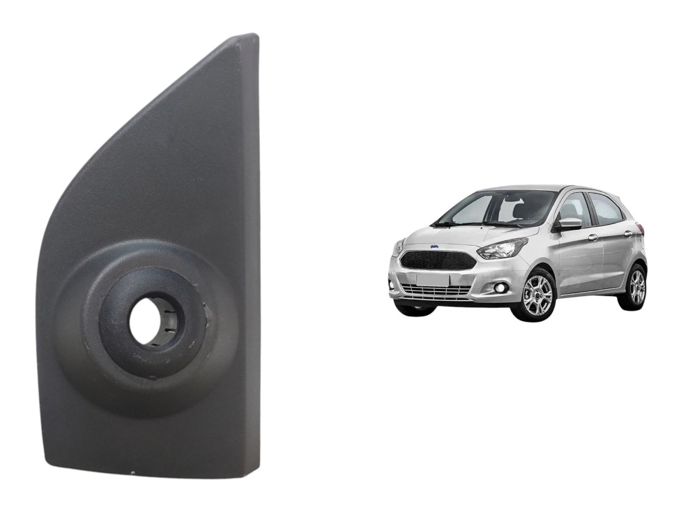 Moldura Interno Retrovisor Manual Direito Ka 2014 A 2021 Preto 1
