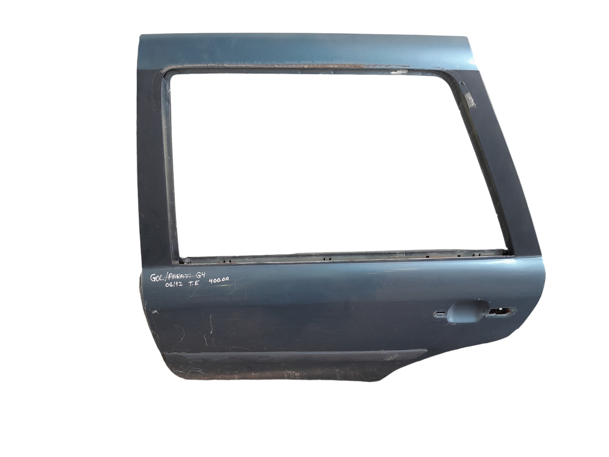 Porta Traseira Esquerda Volkswagen Gol Parati G4 06/12 Traseira Esquerda Azul 4