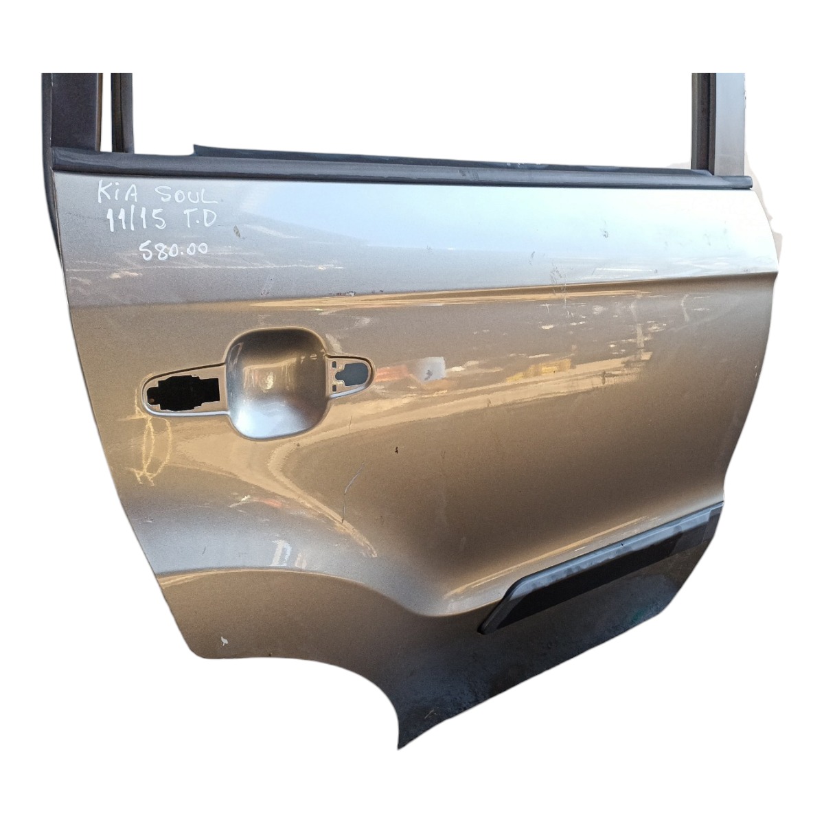 Porta Traseira Direita Kia Soul 2011 2012 2013 2014 2015 Traseira Direito Cinza 2