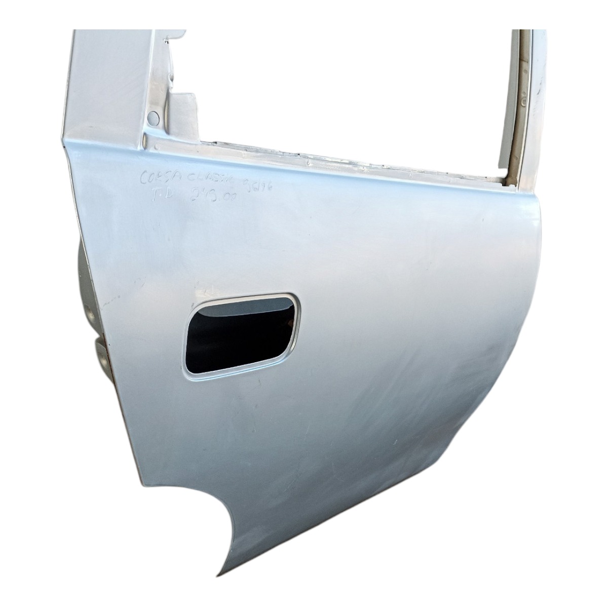 Porta Traseira Direita Gm Corsa Classic 1996/16 Filé Origina Traseira Direito Prata 2