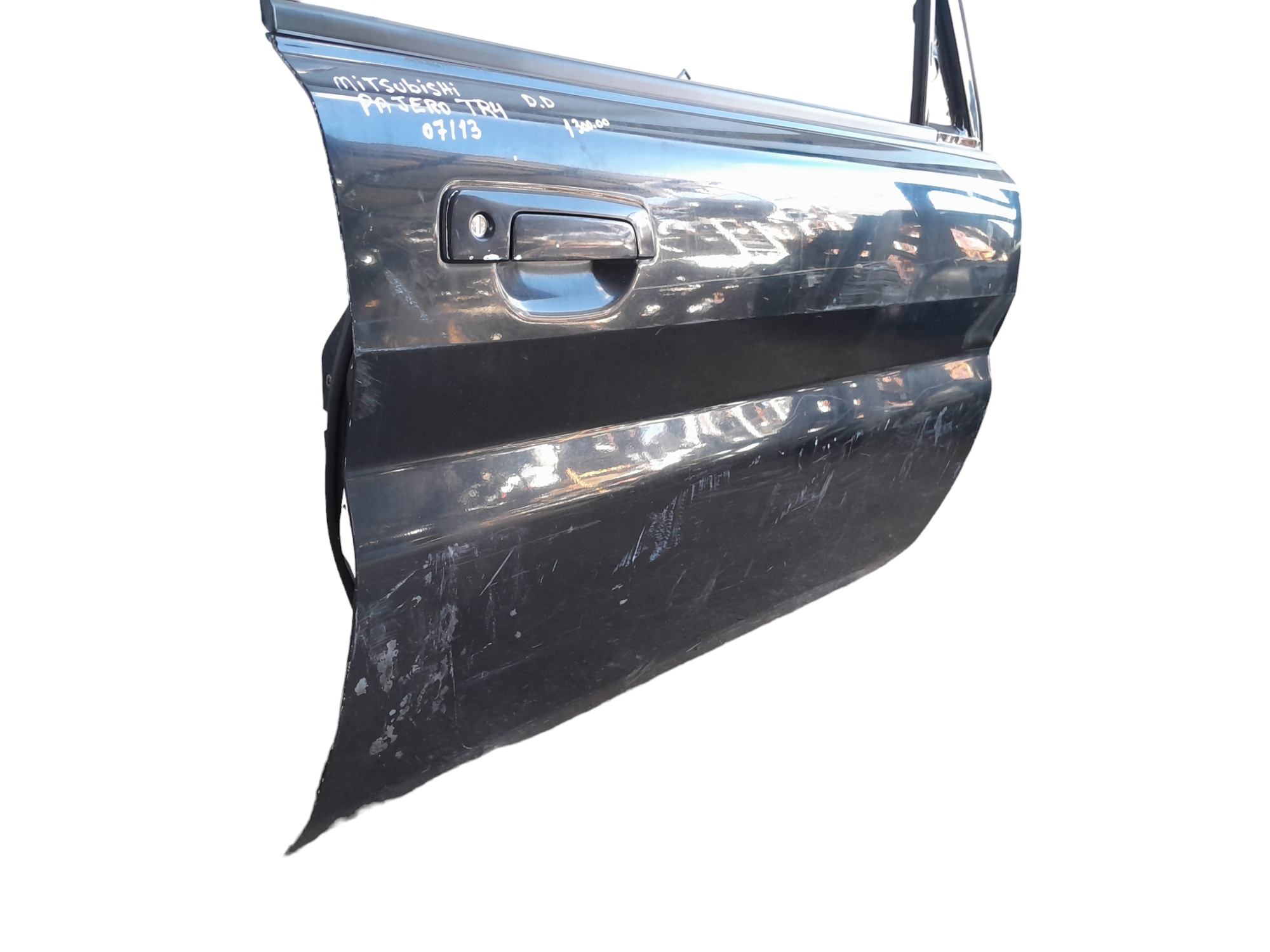 Porta Dianteira Direita Mitsubishi Pajero Tr4 2007 A 2013 Dianteira Direito Preto 3