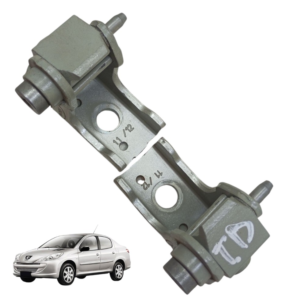 Par Dobradiças Porta Traseira Direita Peugeot 207 2008/2014