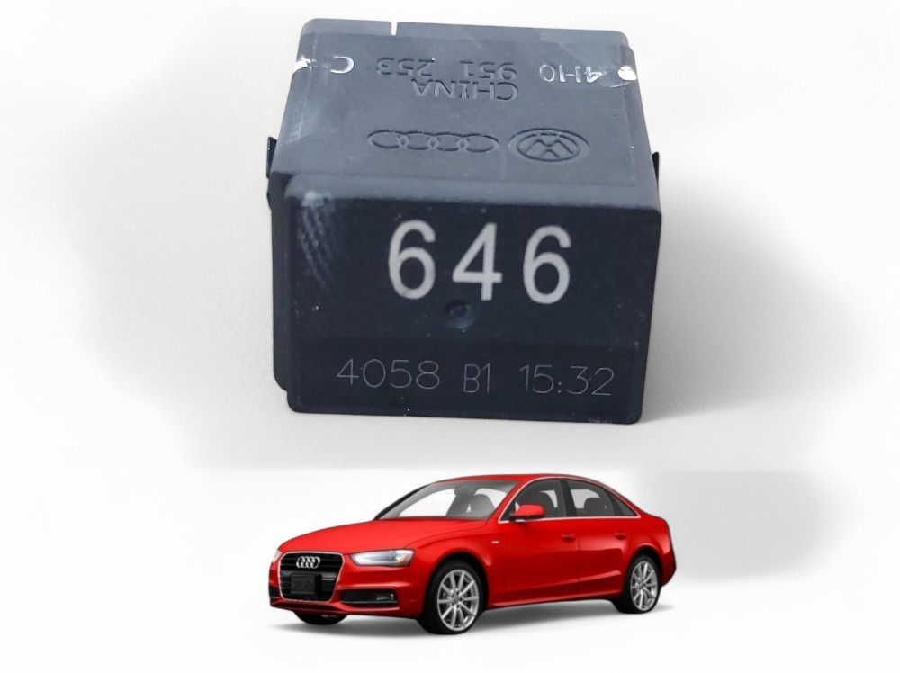 Rele 646 Auxiliar Injeção Audi A4 2.0 Tfsi 13/2016 4h0951253