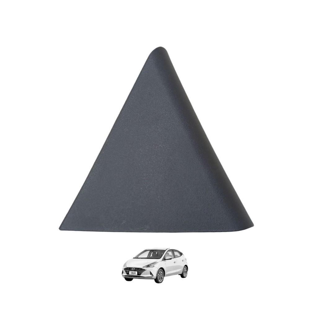 Moldura Int Porta Traseira Esquerda Hb20 Hatch 2020/2022 Preto Traseira