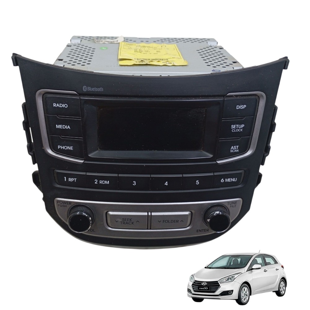 Rádio Multimídia Bluetooth Hb20 2012 2013 2014 2015 A 2019